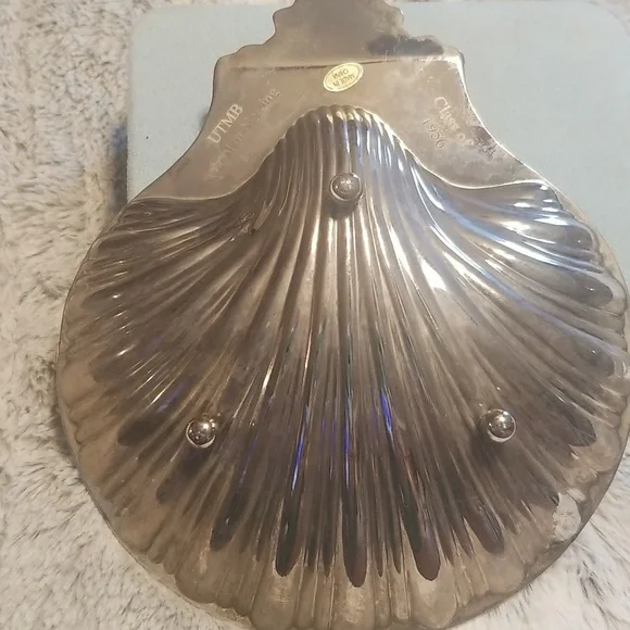 1956 Awards Candy Dish, Silver plate 8.5" x 7".  Beautiful Condition 68 year old - Picture 2 of 6